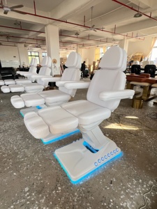 Table de massage électrique robuste à sections réglables, lit de thérapie, mobilier de traitement pour centre de bien-être et spa - Product Image 6
