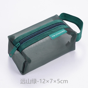 High Capacity <b>Makeup</b> <b>Bag</b> New Mesh <b>Transparent</b> Cosmetic <b>Bag</b> for <b>Makeup</b> Storage Portable Travel Cosmetic Organizer Women Handbag - Product Image 3