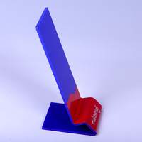 Robustes Plexiglas-Acryl-Handy-Stand-Display und Basis halter für Hotels und Restaurants