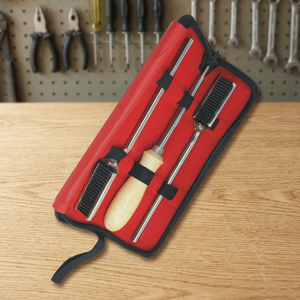 Satinsky Equine Care – Kit de flotteurs et râpes dentaires vétérinaires en acier inoxydable de haute qualité pour chevaux, droits, coudés et réglables - Product Image 3