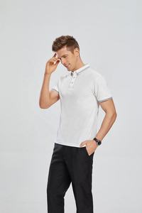 Vente en gros Personnalisé Hommes Performance Séchage Rapide Gym Fit Fitness pour <span class=keywords><strong>Polo</strong></span> Lâche Respirant Blanc Uniformes De Golf T-shirt Solide - Product Image 6