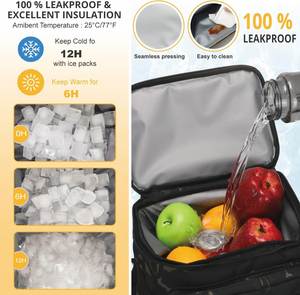 Sac isotherme tactique léger et étanche avec fermeture éclair, personnalisable avec logo d'entreprise, idéal pour la plage - Product Image 5