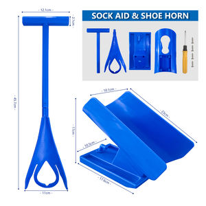 Alat Bantu Pakai/Kupas Sepatu 2-in-1 Plastik Portabel Mudah Digunakan, Desain Penyangga Tahan Lama, Bantuan Lansia, Logo Kustom, Perlengkapan Rumah Tangga - Product Image 5