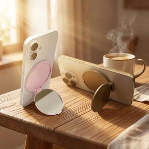 Manufacturer Price Cellphone Grip <b>Stand</b> Portable Cosmetic Mirror Phone Ring Holder for Any Phone Case - Product Image 6