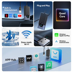 Offres Flash OEM Adaptateur Écran Sans Fil CarPlay <span class=keywords><strong>YouTube</strong></span> Netflix Média <span class=keywords><strong>Auto</strong></span> Android AI Box pour Voitures - Product Image 3
