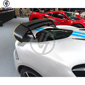 ชุดแต่งคาร์บอนไฟเบอร์แห้งสำหรับ Ferrari SF90 ประกอบด้วยลิ้นหน้า สเกิร์ตข้าง ดิฟฟิวเซอร์ สปอยเลอร์ ฝาครอบเครื่องยนต์ รุ่นอัพเกรด SF90 สไตล์ BF - Product Image 2