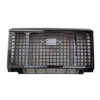 Calandre Avant Supérieure en ABS Noir Mat/Brillant LR069115/GLDF001, Style OE, Compatible avec Land Rover Defender Classique 1987-2016