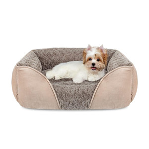 Cama para mascotas, caseta para perros, cama para gatos Teddy Golden Retriever, pequeña, mediana, grande, rectangular, sin montar, cálida, en stock - Product Image 3