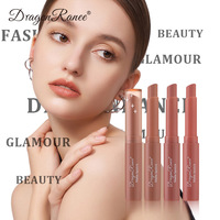 Rouge à lèvres mat, imperméable, hydratant, végétalien, longue tenue, couleur nude rouge haricot