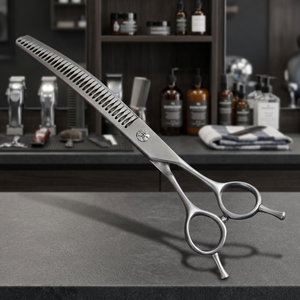 Maclura Stainless Steel Pet Grooming Scissors for Dogs with Self Cleaning Design and Skin Friendly Blades - Product Image 2