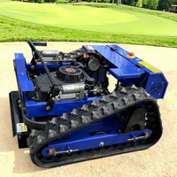 Dijual mesin pemotong rumput miring RC Y11-500 semua medan untkuk pengendali jarak jauh Robot pemotong rumput
