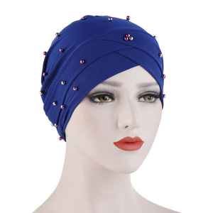 <span class=keywords><strong>Turbante</strong></span> Islámico con Cuentas, Hiyab Musulmán, Otros Sombreros, <span class=keywords><strong>Turbante</strong></span> Indio <span class=keywords><strong>de</strong></span> 3 Pliegues, <span class=keywords><strong>Turbante</strong></span> para Mujer Musulmana - Product Image 3