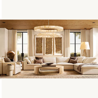 Fauteuil moderne de luxe en tissu blanc, siège confortable comme un nuage, fauteuil carré minimaliste rembourré pour la décoration de salon