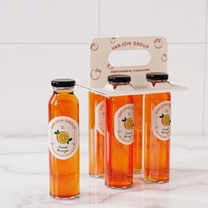 <span class=keywords><strong>Bottiglia</strong></span> per bere <span class=keywords><strong>acqua</strong></span> da tè trasparente da 350ml <span class=keywords><strong>bottiglia</strong></span> di <span class=keywords><strong>vetro</strong></span> per succo di caffè con coperchio a vite in metallo 4 pezzi borsa di carta - Product Image 6