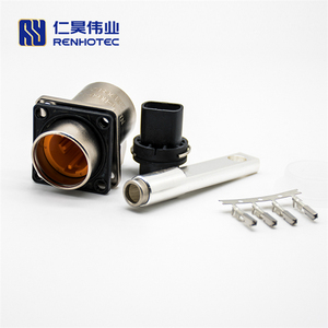 Hvil kim loại thông tư duy nhất liên hệ với vòng kim loại pin gói HV kết nối lá chắn 1pin 10mm ổ cắm IP67 cho xe điện - Product Image 6