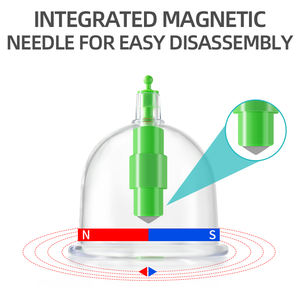 Set Alat Pijat Bekam FOLEE dari Bahan Plastik untuk Aplikasi Tubuh, Anti Rematik, Bersertifikat CE, untuk Penggunaan Seluruh Tubuh - Product Image 6