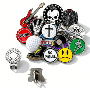 Prodotti di Tendenza in Vendita: Marcatore per Palline da Golf in Metallo, Marcatore Personalizzato 3D per Palline da Golf - Product Image 1