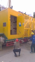 Transformateur de puissance triphasé, sectionneur, barre omnibus, disjoncteur pour travaux de génie civil EPC, entrée 220 kV, sortie 220 V
