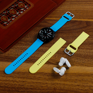 Chungming 20mm 22mm <span class=keywords><strong>correa</strong></span> de reloj deportivo de silicona para reloj inteligente Samsung, Correas Para Reloj para Samsung <span class=keywords><strong>Galaxy</strong></span> <span class=keywords><strong>Watch</strong></span> 4 5 6 <span class=keywords><strong>45mm</strong></span> - Product Image 5