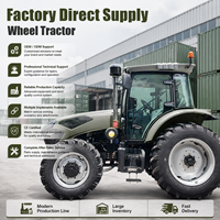 Tractor Agrícola LAWNIO con Certificación CE, Cabina con Aire Acondicionado Opcional, Alta Eficiencia de Trabajo para Siembra