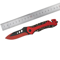Couteau de poche tactique pliable, lame en acier 3Cr13, manche en aluminium ABS, EDC, outil de survie en plein air, camping, chasse