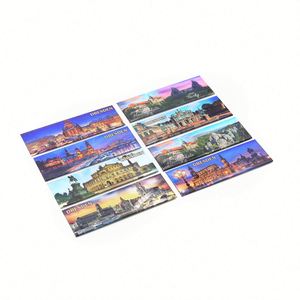 Good Quality Factory Directly Printing Refrigerator Tourist Scenery Photo Souvenir Customized Tin <b>Fridge</b> Magnet - Product Image 6