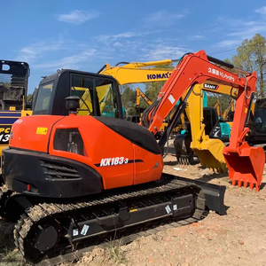 รถขุดขนาดเล็กมือสอง Kubota รุ่น Kx183-3 Kx183 รถขุด 8 ตัน รถขุดตีนตะขาบมือสอง ราคาดีที่สุด พร้อมหัวเจาะ - Product Image 1