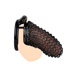 Dispositivo de Castidad de Malla FRRK, Jaula para Pene de Acero Inoxidable 304, Jaulas de Castidad para Pene Bloqueadas para Juguetes Sexuales BDSM para Adultos - Product Image 4