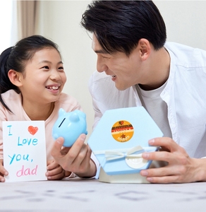 Bán buôn tùy chỉnh của riêng bạn Sticker 1inch tự dính trang trí dán nhãn CuộN tùy chỉnh Quà Tặng Ngày của Cha đặt cho CHA - Product Image 4