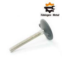 Pieds nivellement filetés en plastique solide, pieds réglables ou filetés pour meubles/tables