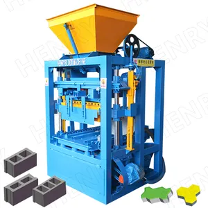 Fabricante de máquina de bloques de pavimentadora hueca y colorida de hormigón fácil de operar de gran capacidad con vibración fuerte de