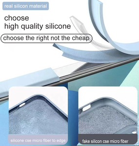 Coque en silicone liquide personnalisable avec logo pour iPhone Apple 16, coque arrière en microfibre pour iPhone 17, 16, 15, 14, 13 - Product Image 3