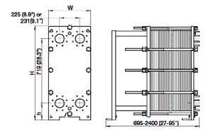 Bh60 hiệu quả cao dễ dàng để hoạt động tùy chỉnh loại mới có thể tháo rời Gasket Tấm trao đổi nhiệt - Product Image 4