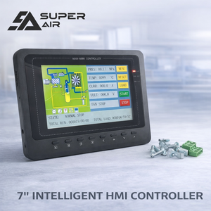 Contrôleur de compresseur d'air <span class=keywords><strong>MAM</strong></span> 6080 Super Air, panneau de commande HMI 7 pouces, écran LCD non tactile, système de contrôle de compresseur industriel - Product Image 1