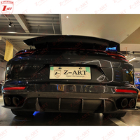 Kit aérodynamique en fibre de carbone Z-ART 971 GTS pour Panamera 971 (2017-2022) - Spoiler avant, jupes latérales, diffuseur arrière pour Porsche 971