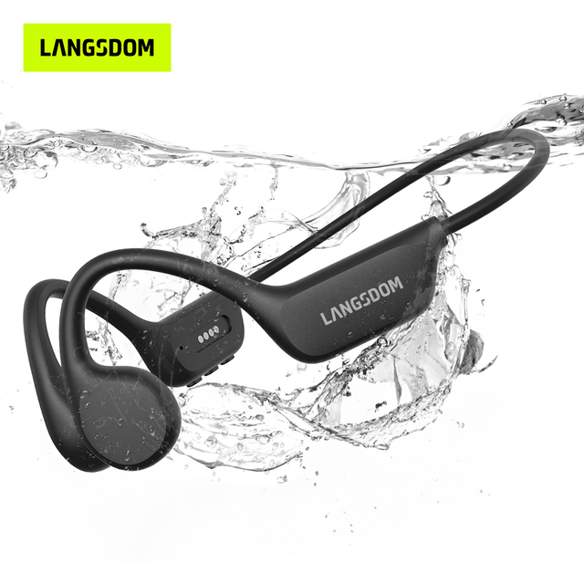 Wholesale Stereo Ipx8 Waterproof Mp3 16G Open Ear Bluetooth Swimming Earphones Sport Bone Conduction Headphones Wireless Earbuds