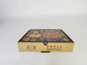 Wholesale Corrugated Cardboard Pizza Box <b>Square</b> Shape Pizza Box With Logo Printed - Product Image 3