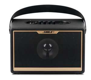 SD-1 50W stéréo danse <span class=keywords><strong>Micro</strong></span> 6.5 pouces USB numérique sans fil bois Portable Smart cercle LED lumière colorée haut-parleur Audio - Product Image 5