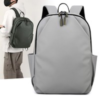 Mochila para Computadora Impermeable Simple para Hombre, para Viajes de Negocios, de Poliéster Oxford Ultraligero de 20L, con Correa de Hombro Curva, para Estudiantes