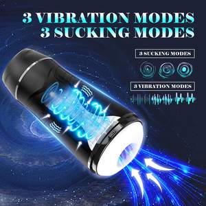 جهاز التحفيز الجنسي الكهربائي للقضيب مضخة فراغ الاهتزاز الاستمناء التلقائي للرجال ألعاب جنسية للرجال - Product Image 2