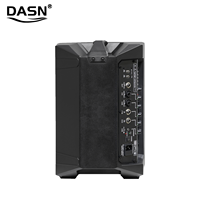 Système de sonorisation portable actif DASN E8 8 pouces 800W PEAK Classe D avec amplificateur DSP, batterie intégrée, pour la maison, l'extérieur, les performances DJ.
