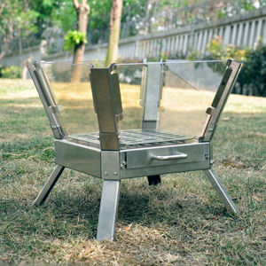 Portable extérieur feu de joie cheminée pliante en fonte <span class=keywords><strong>Biolite</strong></span> Campstove Usb charge Camp 2 brûleurs en acier inoxydable Camping poêle - Product Image 5