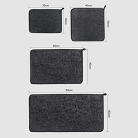 30cm X 30cm 500gsm Microfiber Car Towels Fast Drying Quality Guaranteed Car Wash Towel for Home Use