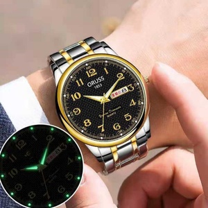 Montre pour homme ronde à mouvement à quartz lumineux, style aiguille, étanche - Product Image 2