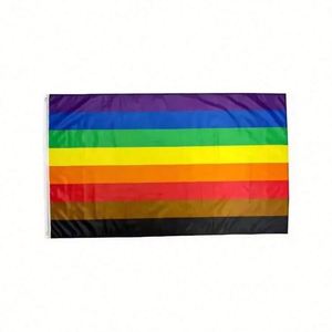 Fabricante Ofrece Bandera del Orgullo Gay y Lésbico de Poliéster de 3x5 pies con Diseño Personalizado, Logotipo y Color a Medida - Product Image 2