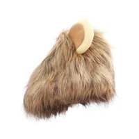 Chapeau tête de chat ou de lion en polyester écologique TongMao, costume amusant pour animaux de compagnie, décoration photo pour chiot, Halloween, toutes saisons