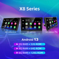 Sistema de Sonido Estéreo Universal Multimedia para Coche Rhythm de Alta Gama con Android 13, Pantalla de 7, 9 y 10 Pulgadas, DSP, GPS para DVD, 6+128GB, DAB+, TPMS, OBD2