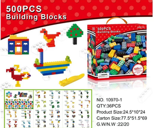 Jouets de construction classiques éducatifs pour enfants personnalisés, kits de briques créatives, assemblage en plastique ABS, 1000 pièces, ensemble de blocs de construction - Product Image 3
