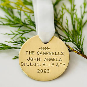 Etiqueta de identificación de perro de latón cepillado cortado con láser, <span class=keywords><strong>Collar</strong></span> de mascota en blanco de latón, adorno de Metal - Product Image 4