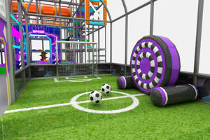 Équipement de jeu personnalisé pour enfants Jeu de labyrinthe Équipement de jeu intérieur souple Grand équipement de terrain de jeu intérieur pour enfants avec grand toboggan - Product Image 5